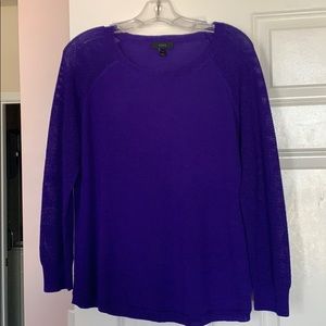 Purple J.crew sweater